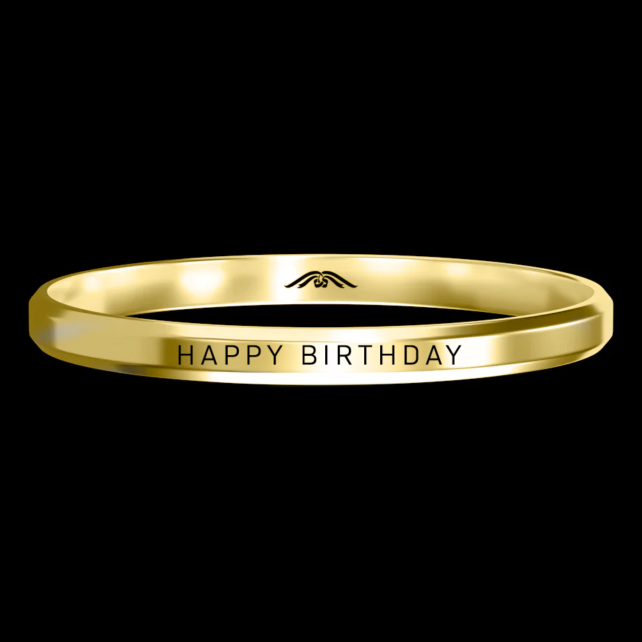 Classic Gold Kada - Pre Engraved