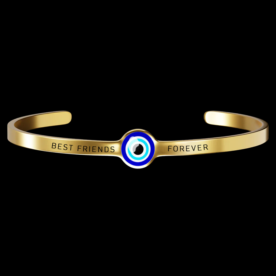 Personalised Evil Eye Bracelet - Pre Engraved