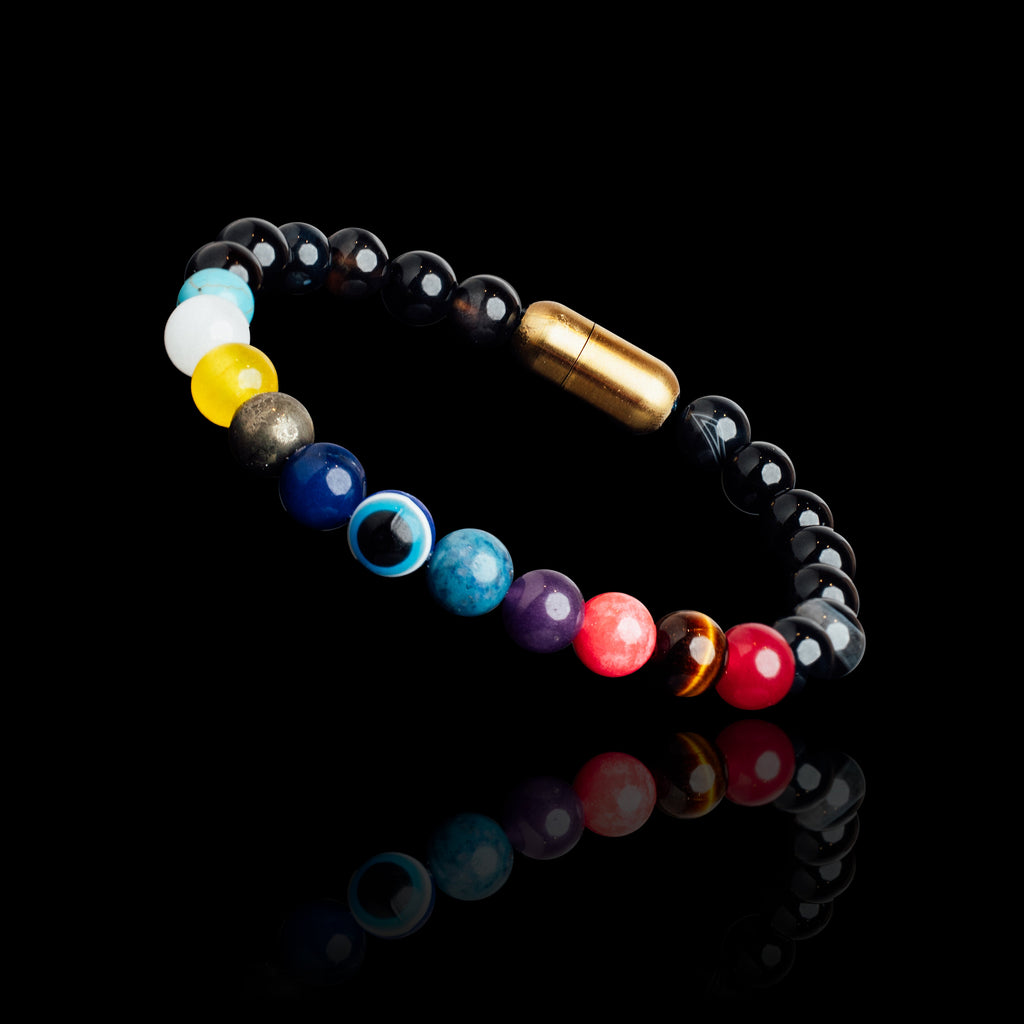 🕉️ 9 Chakra Guardian Bracelet (Personalised)