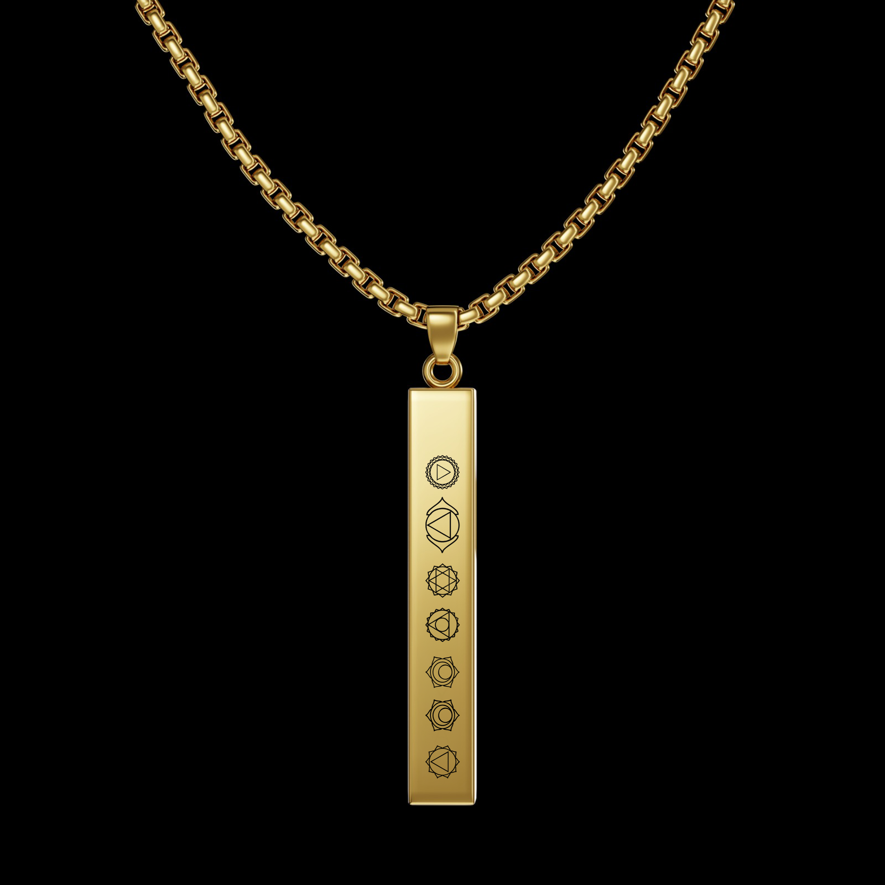 7 Chakra Locket For Men