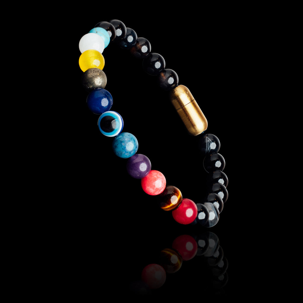 🕉️ 9 Chakra Guardian Bracelet (Personalised)