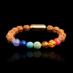 7 CHAKRA RUDRAKSHA BRACELET (PERSONALISED)