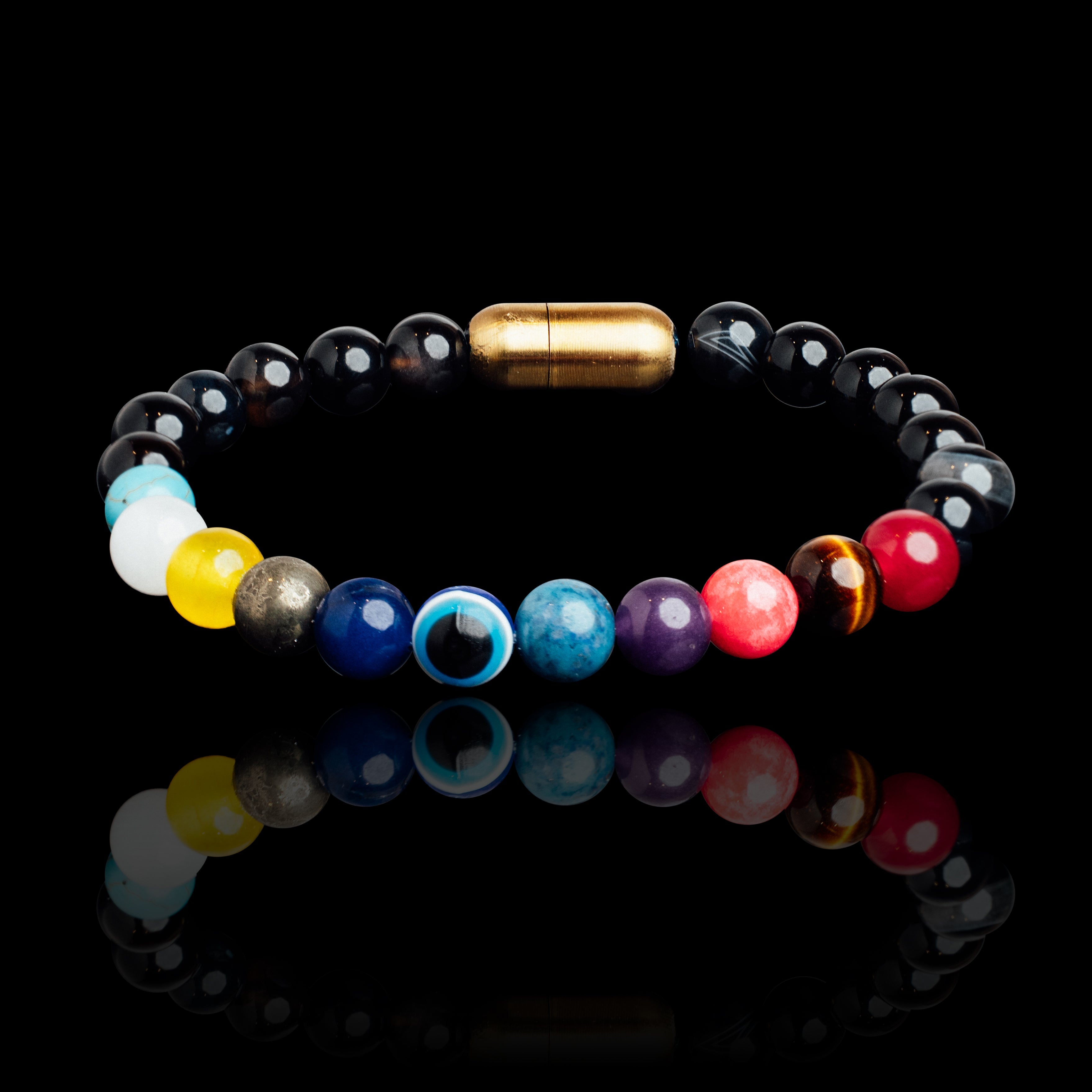 🕉️ 9 Chakra Guardian Bracelet (Personalised)