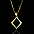 Personalised Diamond Locket - Pre Engraved