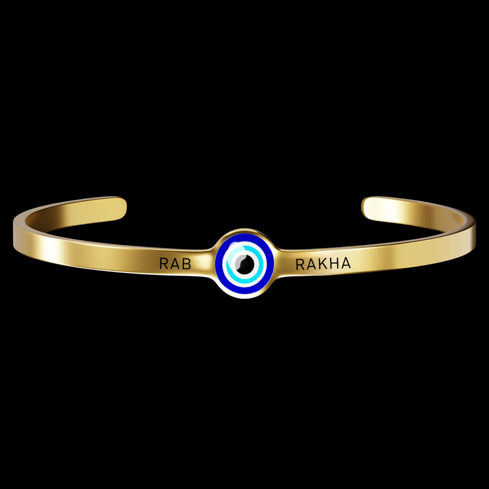Personalised Evil Eye Bracelet - Pre Engraved