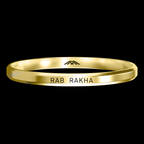 Classic Gold Kada - Pre Engraved