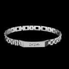 Classic Silver Stark Bracelet - Pre Engraved