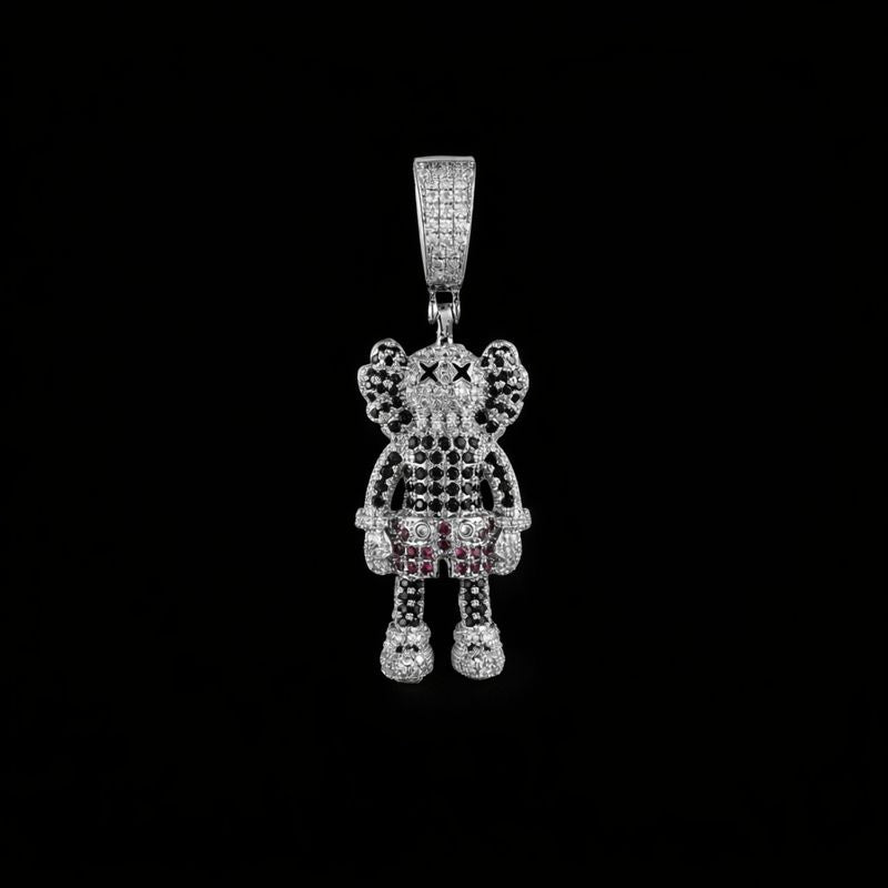 ICED TEDDY BEAR PENDANT