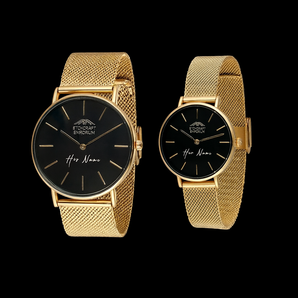 Personalised Classic Couple Watches