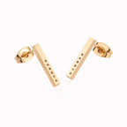 Personalised Cuboid Earrings