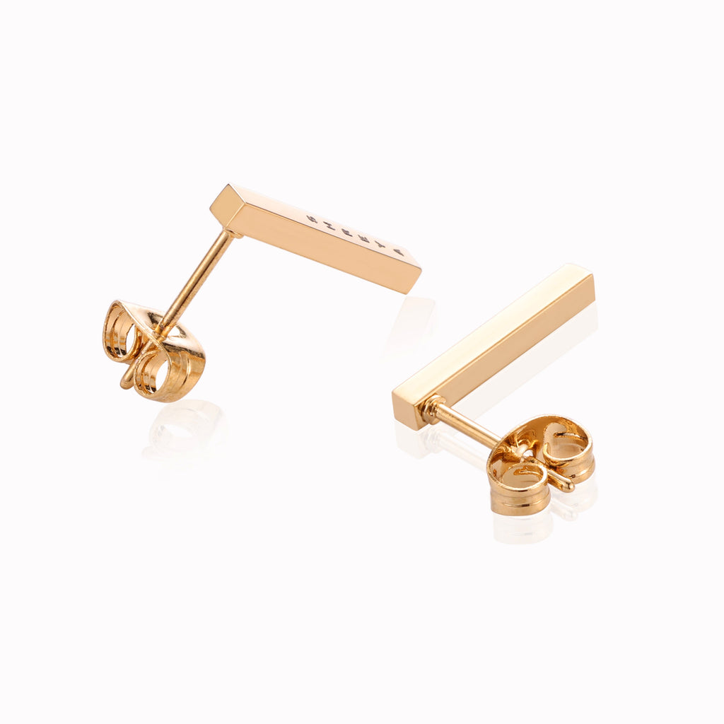 Personalised Cuboid Earrings