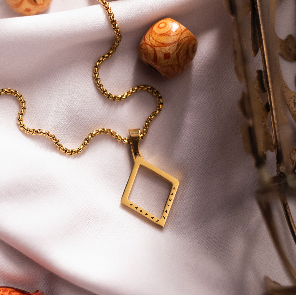 Personalised Diamond Locket for Men