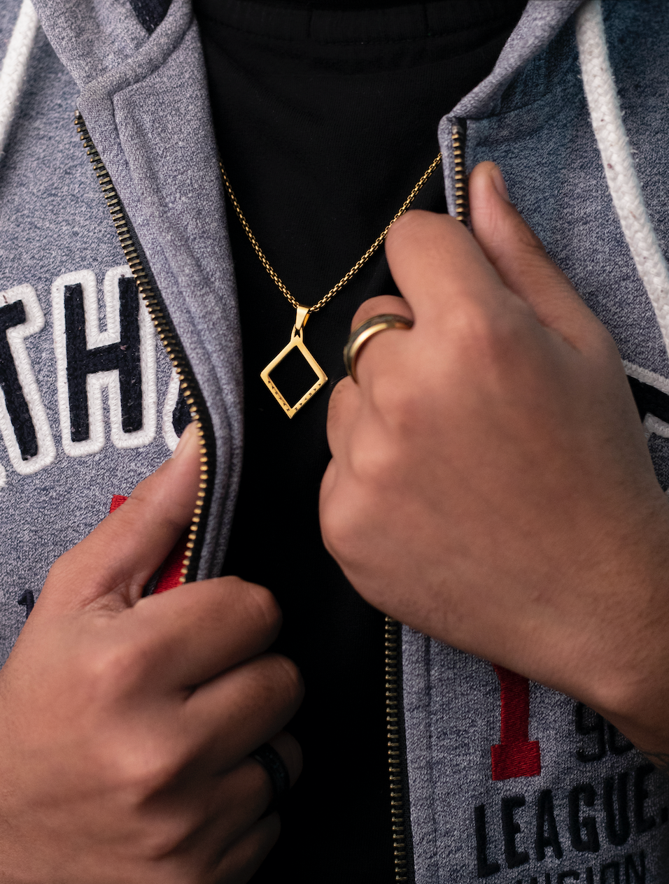 Personalised Diamond Locket for Men