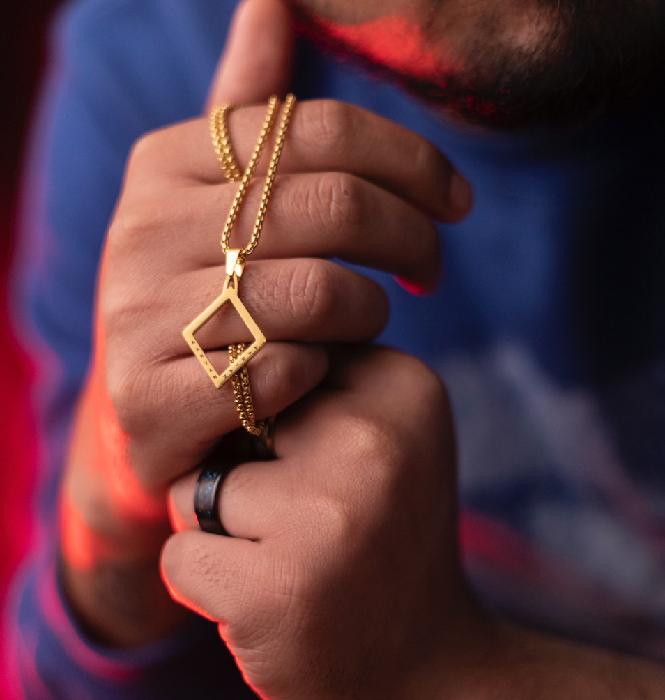 Personalised Diamond Locket for Men