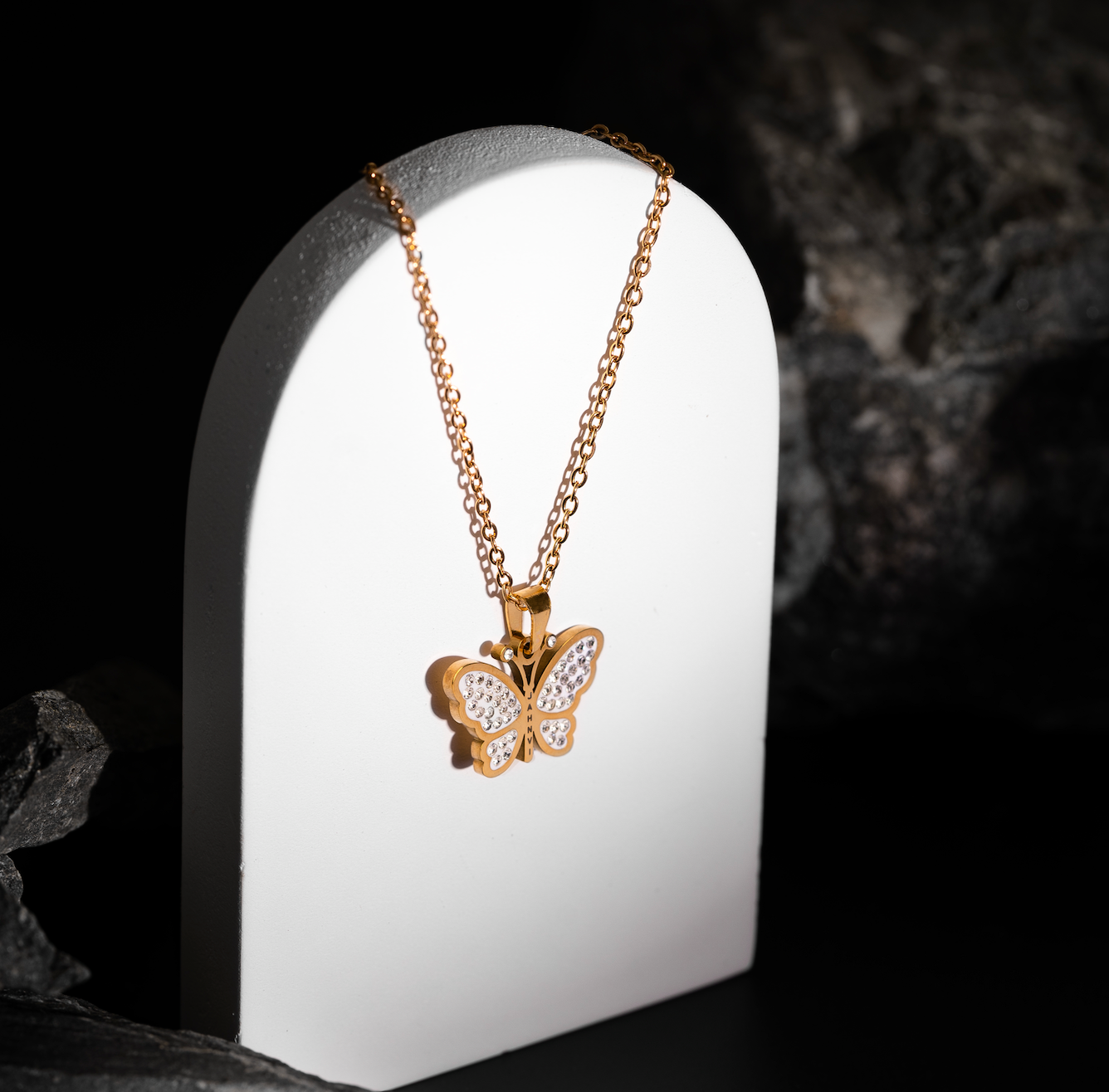 Personalised Butterfly Pendant