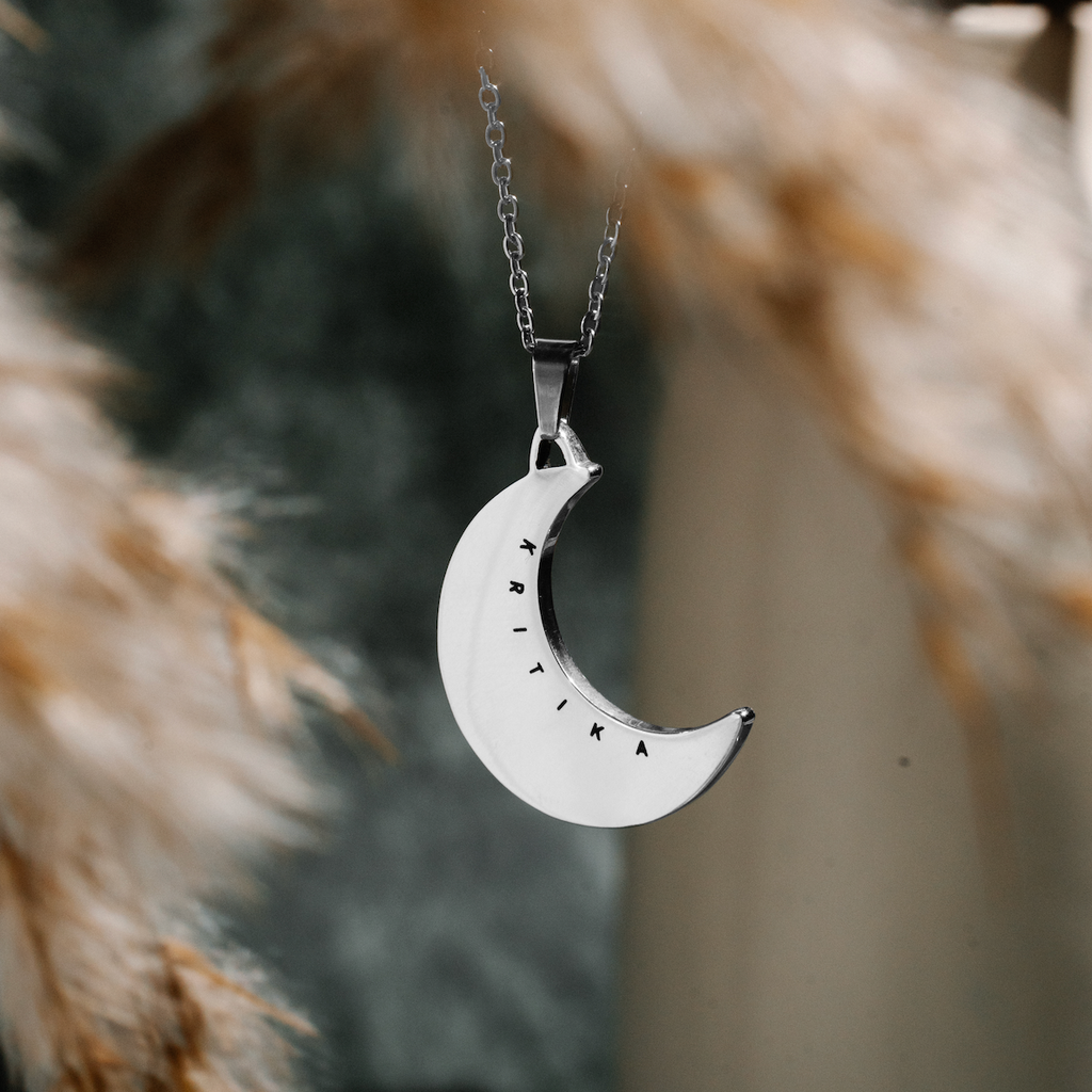 Shape of Moon Pendant