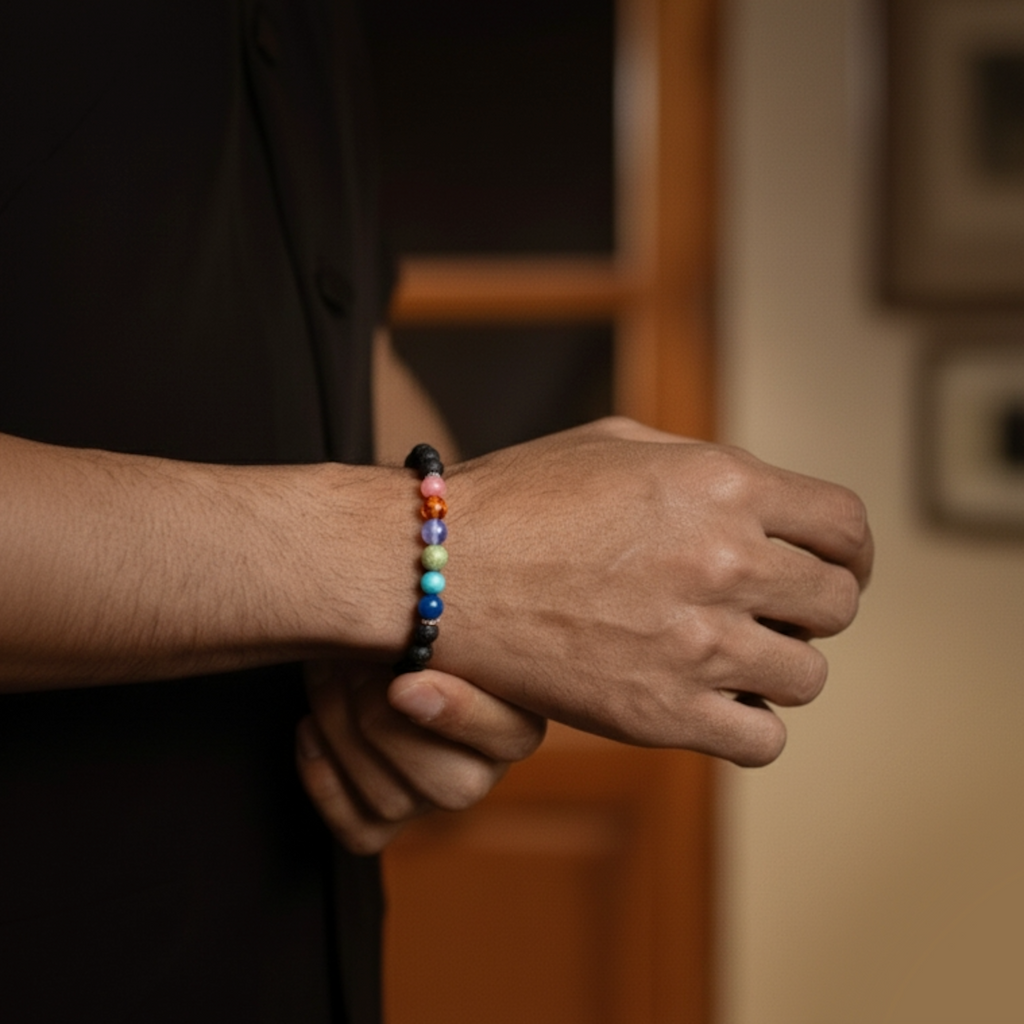 7 CHAKRA ENERGY ALIGNMENT BRACELET (PERSONALISED)