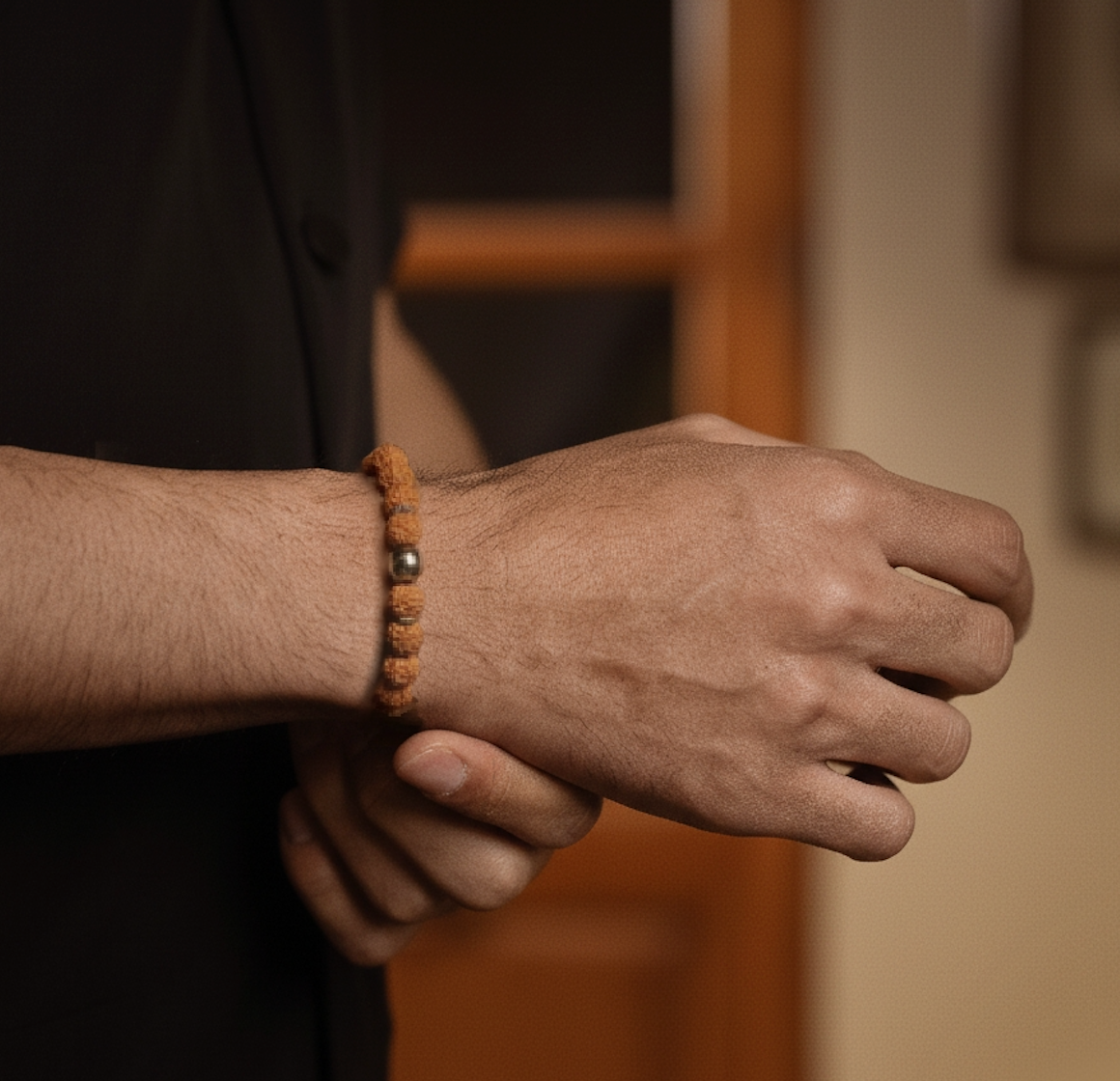 RUDRAKSHA SPIRITUAL BRACELET (PERSONALISED)