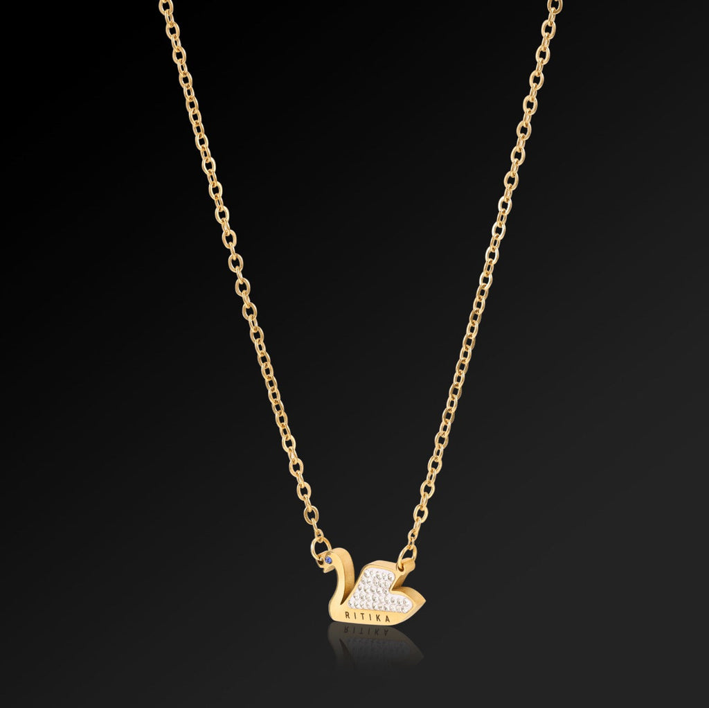 Personalised Swan Pendant
