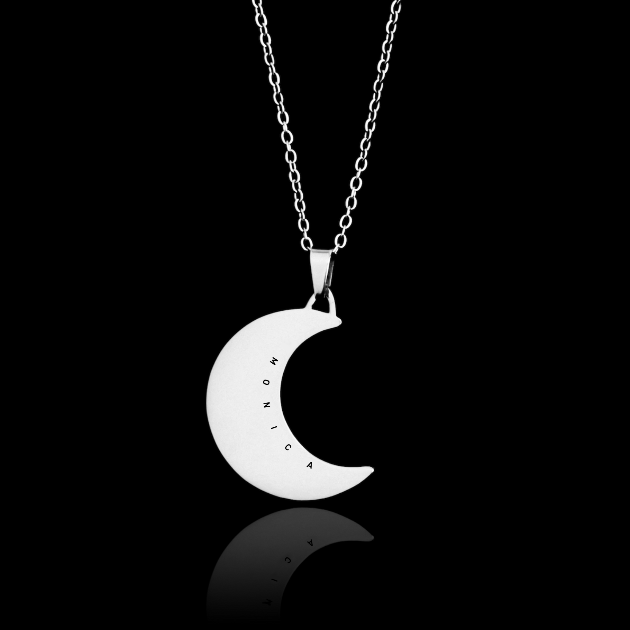 Shape of Moon Pendant