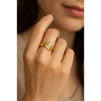 Personalised Wave Ring