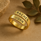 Personalised Wave Ring