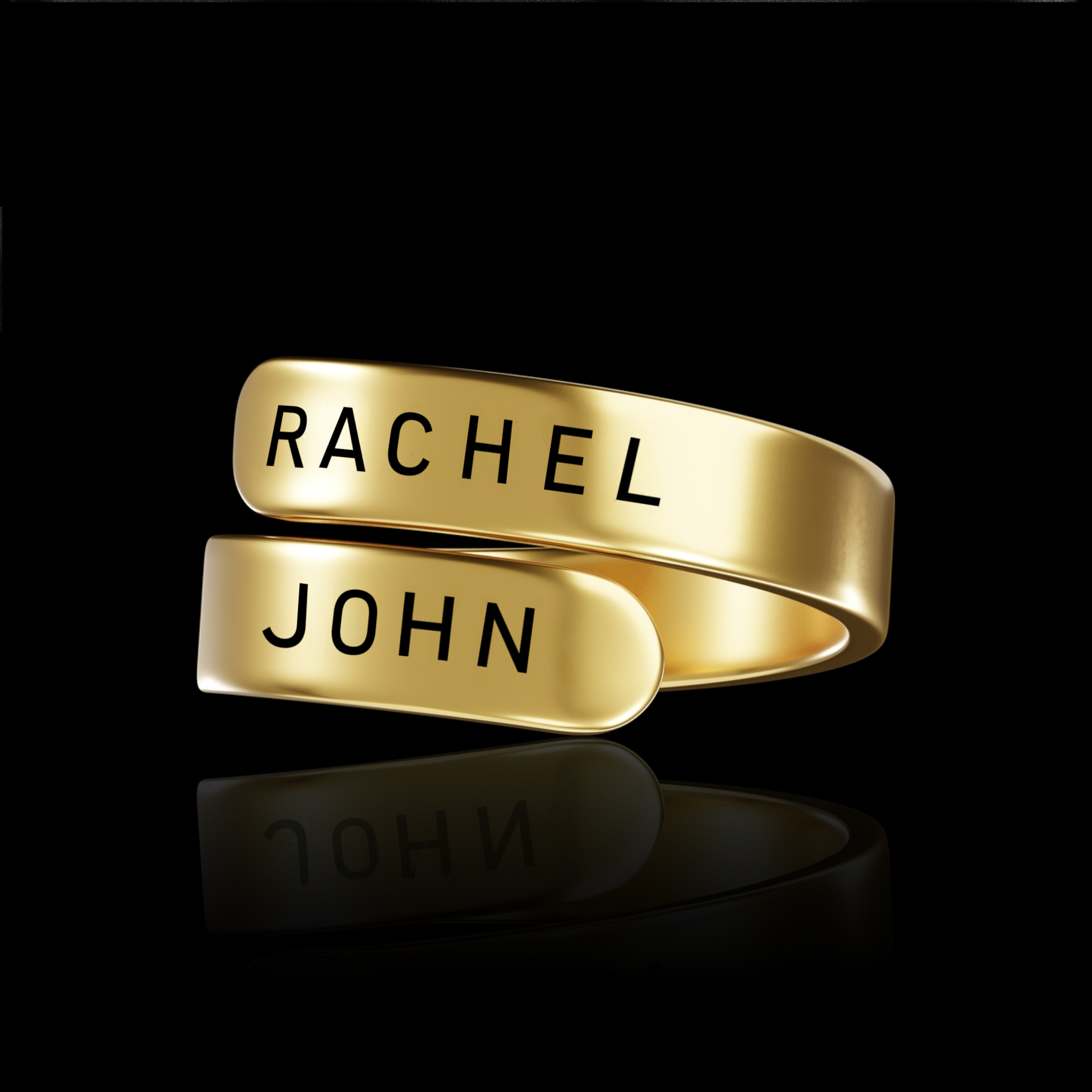 Personalised Wave Ring