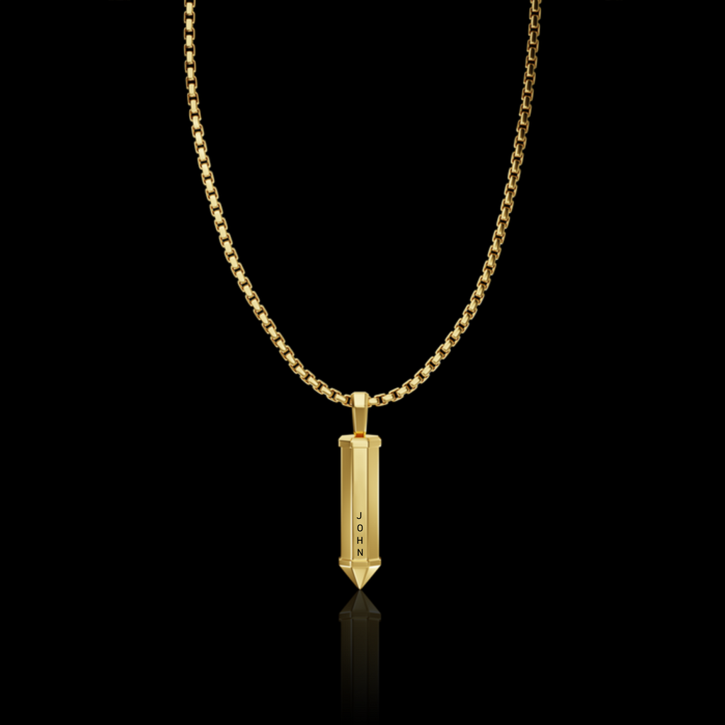 Personalised Hex Locket for Men