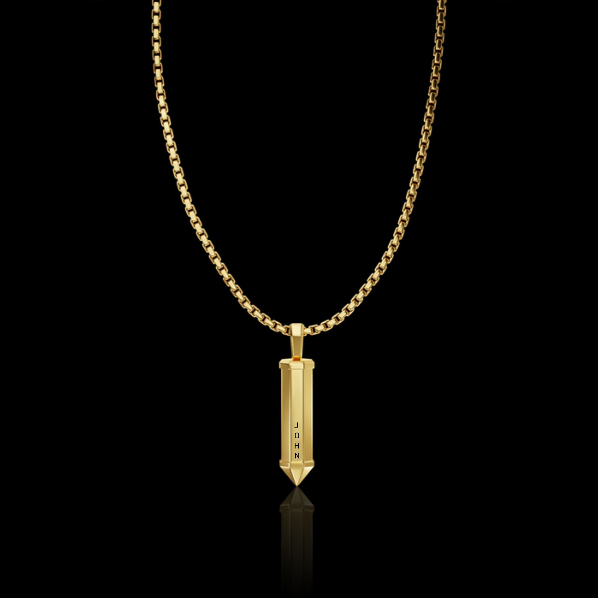 Personalised Hex Locket for Men