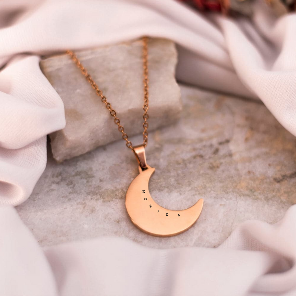 Shape of Moon Pendant