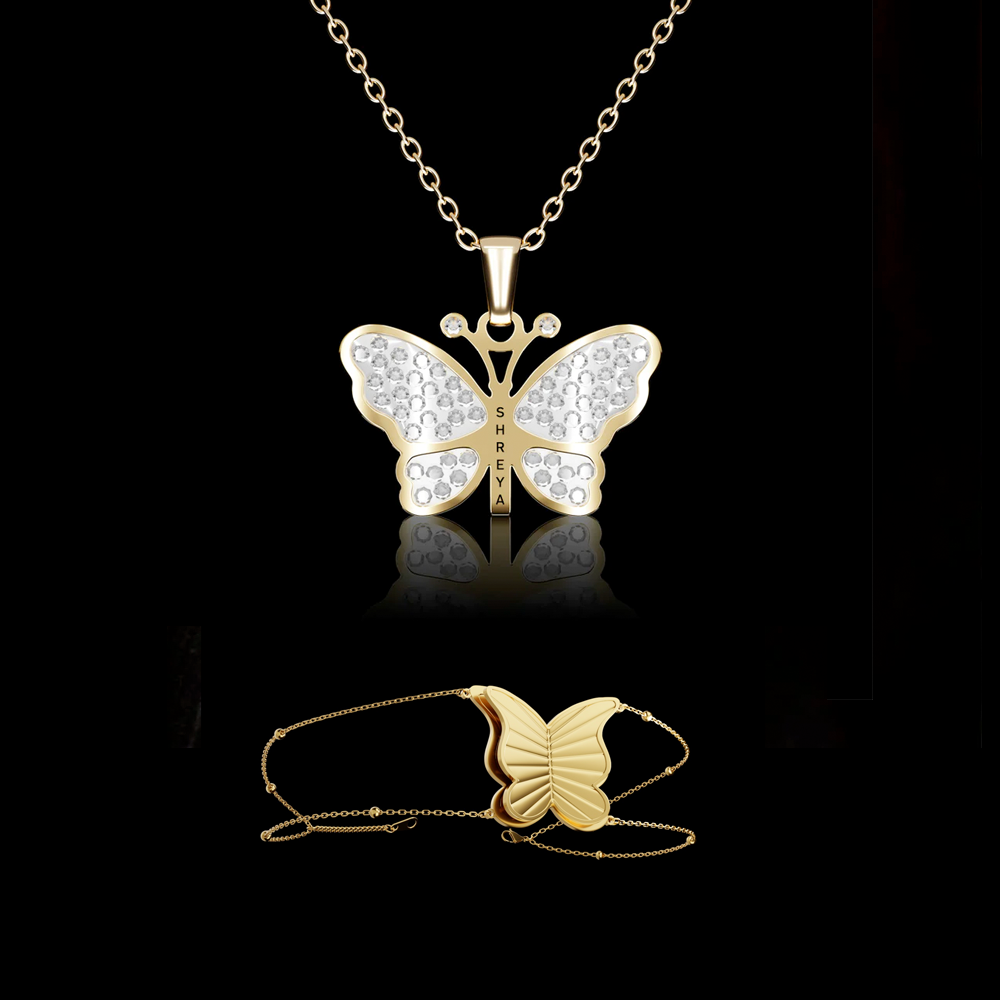 Personalised Butterfly Set