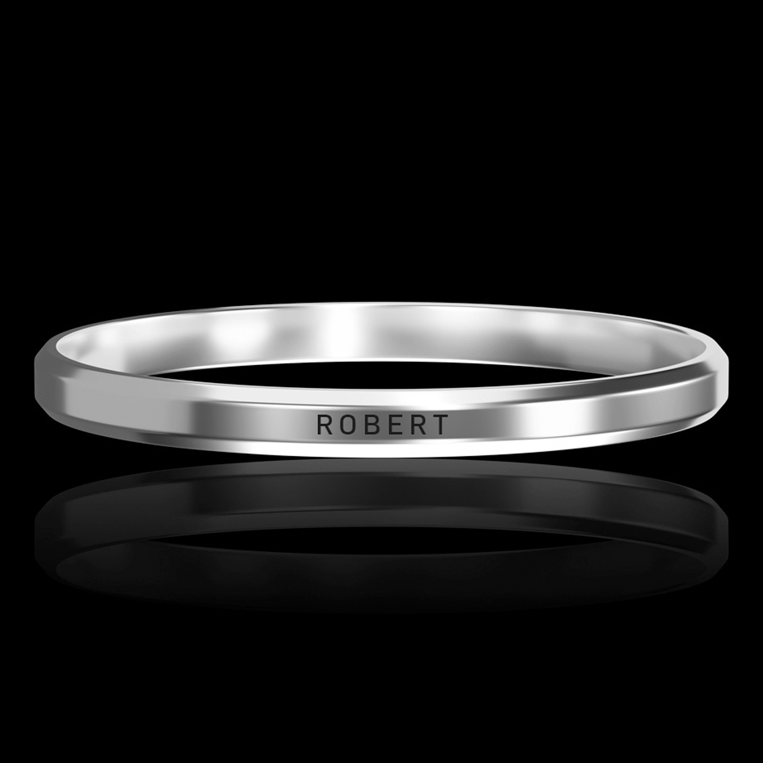 Personalised Chamfered Bracelet