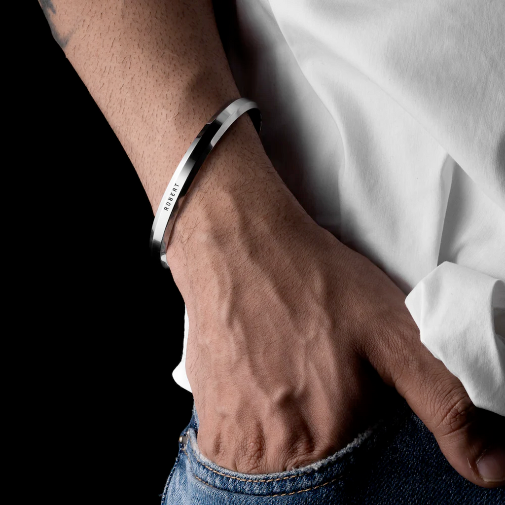 Personalised Chamfered Bracelet