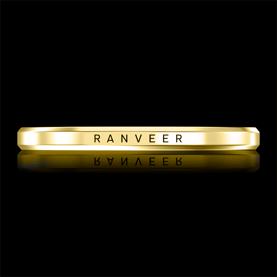Personalised Classic Gold Kada