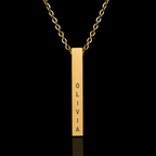 Personalised Cuboid Pendant