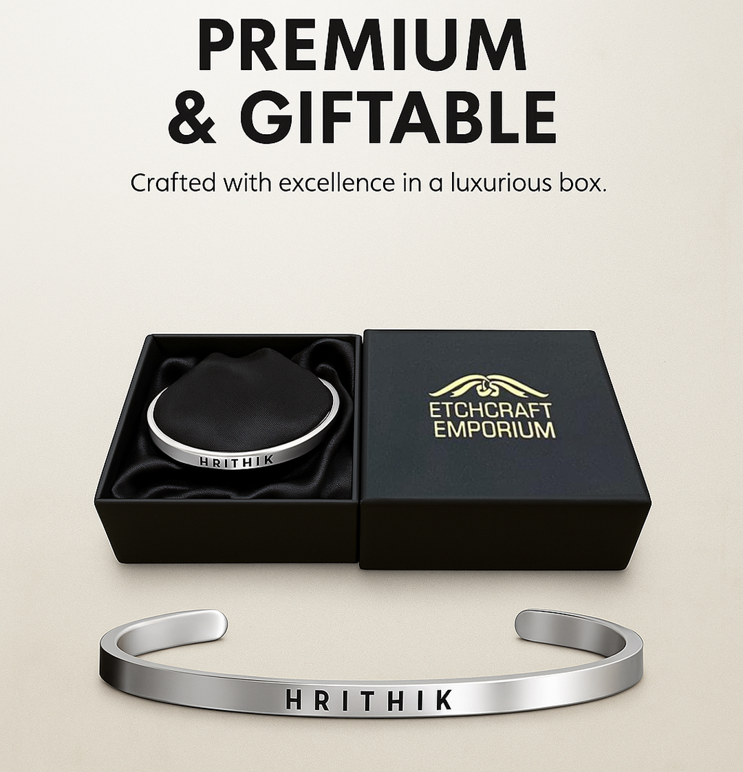 Personalised Silver Bracelet