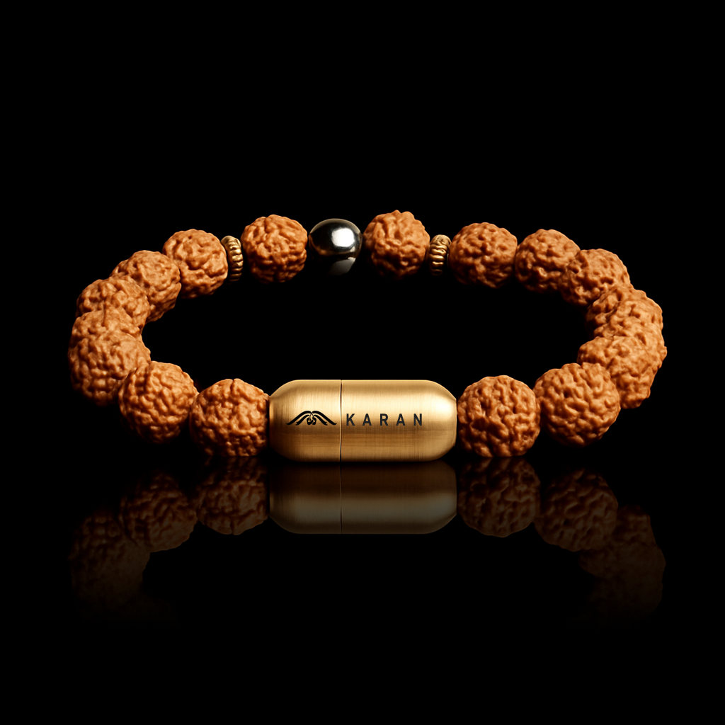 RUDRAKSHA SPIRITUAL BRACELET (PERSONALISED)