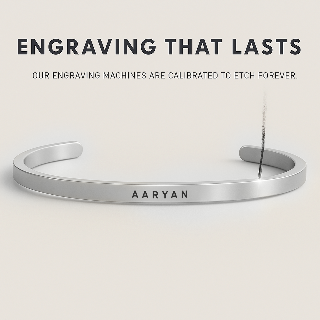 Personalised Silver Bracelet