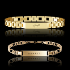 Personalised Stark Couple Bracelets