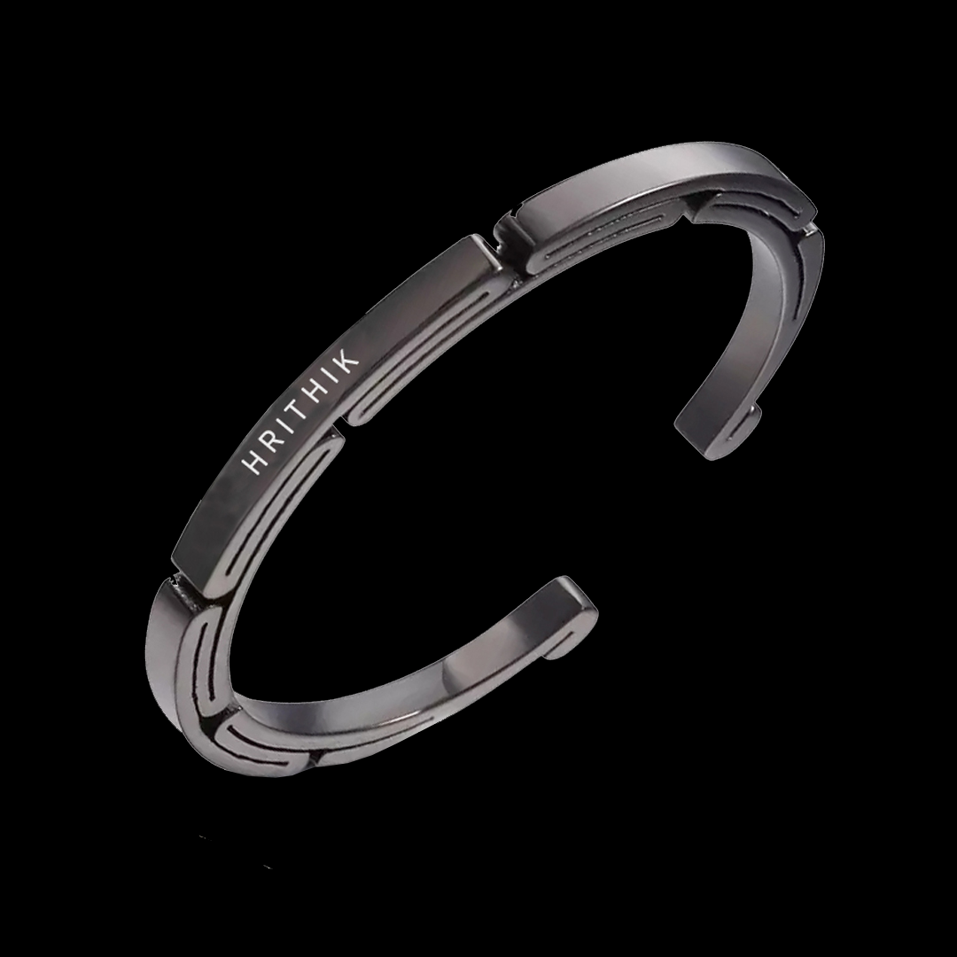 Personalised Zeus Black Kada